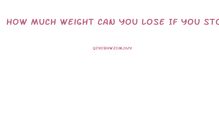 How Much Weight Can You Lose If You Stop Drinking