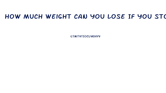 How Much Weight Can You Lose If You Stop Drinking Soda