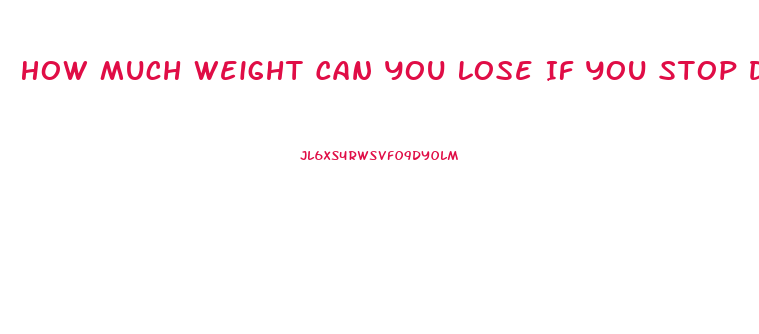 How Much Weight Can You Lose If You Stop Drinking Soda