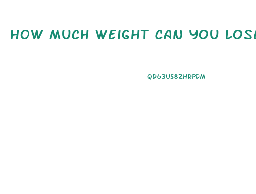 How Much Weight Can You Lose In 1 Week
