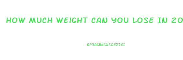 How Much Weight Can You Lose In 20 Days