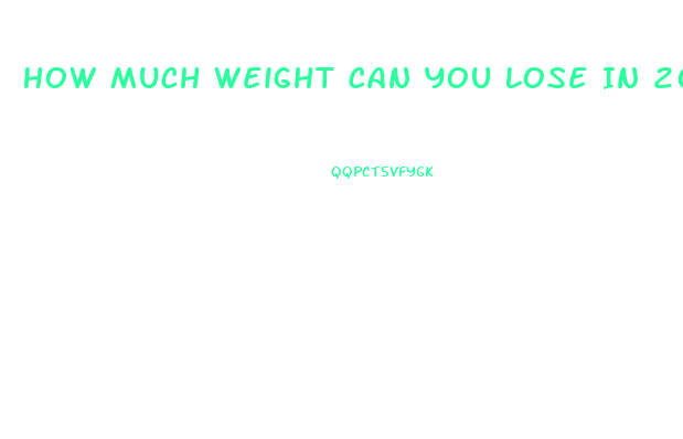 How Much Weight Can You Lose In 20 Days