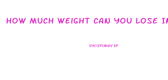 How Much Weight Can You Lose In 3 Days