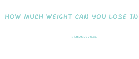 How Much Weight Can You Lose In 3 Days
