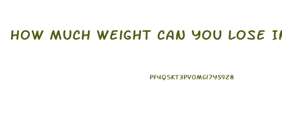 How Much Weight Can You Lose In 3 Days