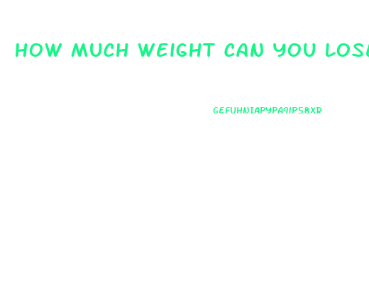 How Much Weight Can You Lose In 4 Months