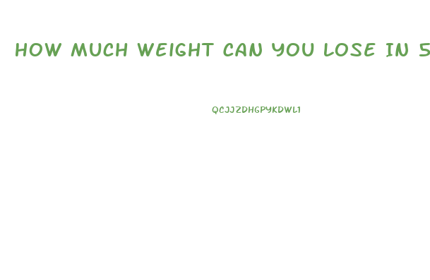 How Much Weight Can You Lose In 50 Days