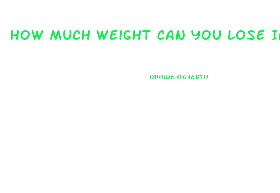 How Much Weight Can You Lose In 7 Days