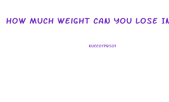 How Much Weight Can You Lose In 8 Weeks