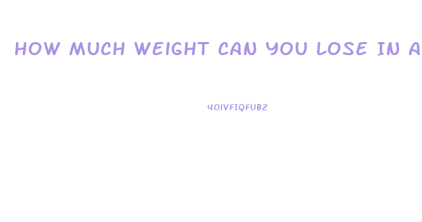 How Much Weight Can You Lose In A Day