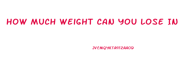 How Much Weight Can You Lose In One Day