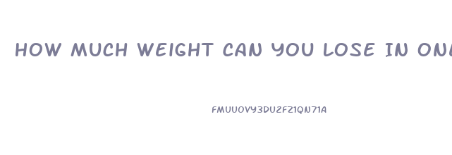 How Much Weight Can You Lose In One Day