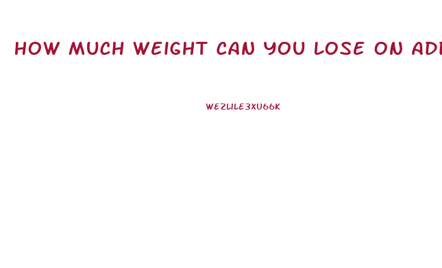 How Much Weight Can You Lose On Adderall