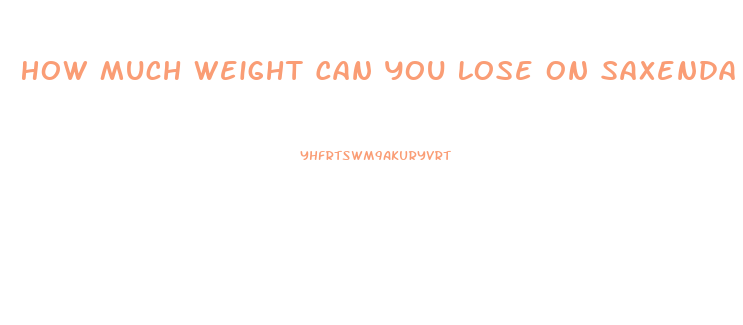 How Much Weight Can You Lose On Saxenda