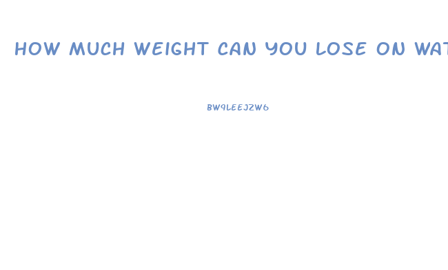 How Much Weight Can You Lose On Water Pills