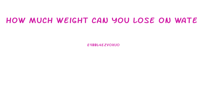 How Much Weight Can You Lose On Water Pills