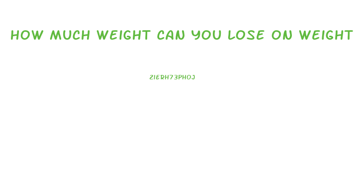 How Much Weight Can You Lose On Weight Watchers