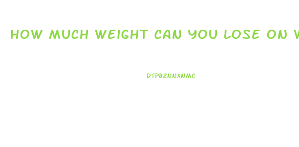 How Much Weight Can You Lose On Weight Watchers