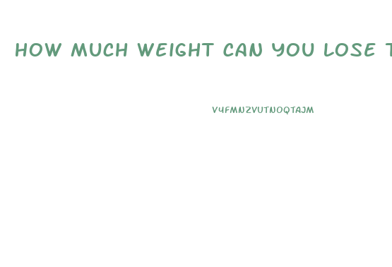 How Much Weight Can You Lose Taking Water Pills