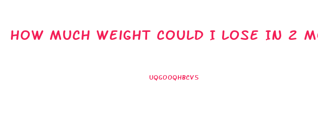 How Much Weight Could I Lose In 2 Months