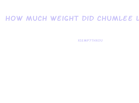 How Much Weight Did Chumlee Lose