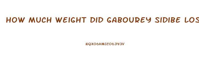 How Much Weight Did Gabourey Sidibe Lose