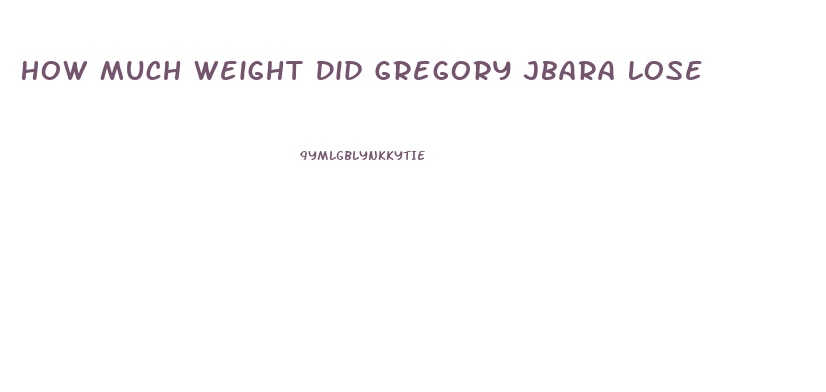 How Much Weight Did Gregory Jbara Lose