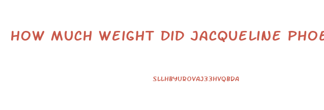 How Much Weight Did Jacqueline Phoenix Lose For The Movie Joker