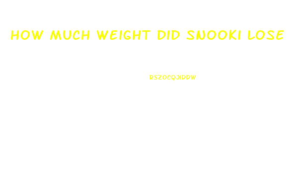 How Much Weight Did Snooki Lose