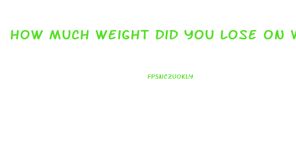 How Much Weight Did You Lose On Wellbutrin