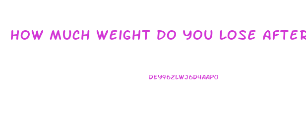 How Much Weight Do You Lose After Birth