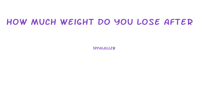 How Much Weight Do You Lose After Delivery