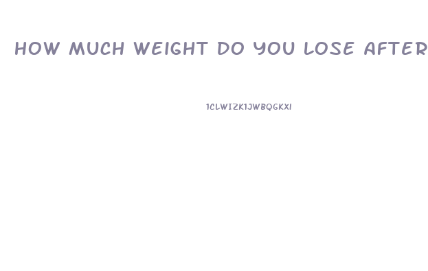 How Much Weight Do You Lose After Hysterectomy