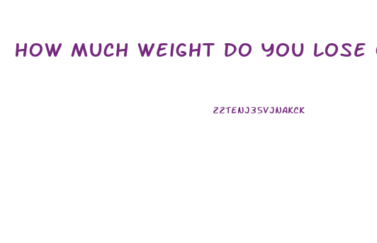 How Much Weight Do You Lose On Weight Watchers