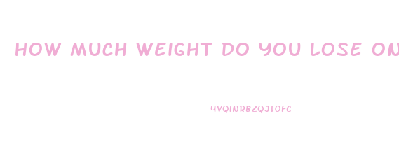 How Much Weight Do You Lose On Weight Watchers