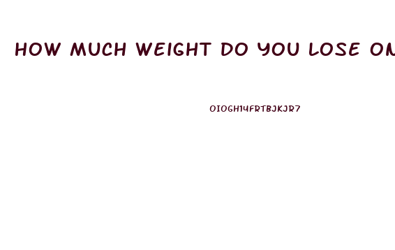 How Much Weight Do You Lose On Weight Watchers