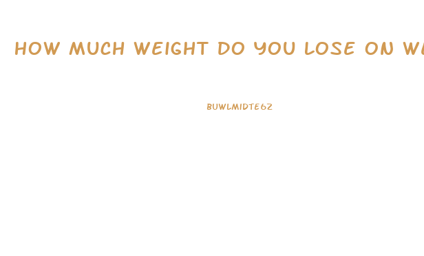 How Much Weight Do You Lose On Weight Watchers