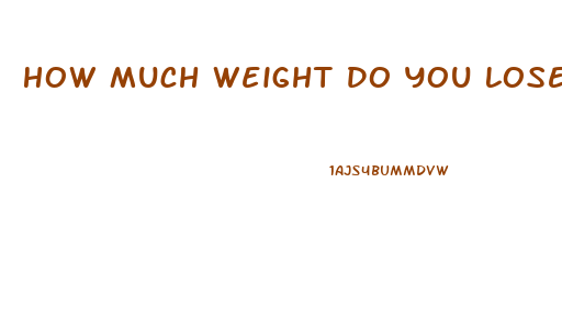 How Much Weight Do You Lose Running