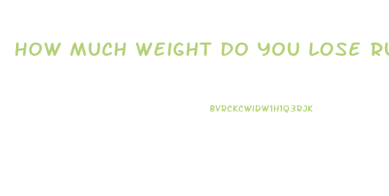 How Much Weight Do You Lose Running