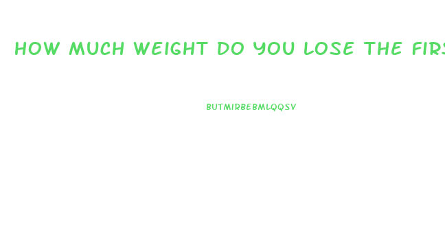 How Much Weight Do You Lose The First Month After Gastric Bypass