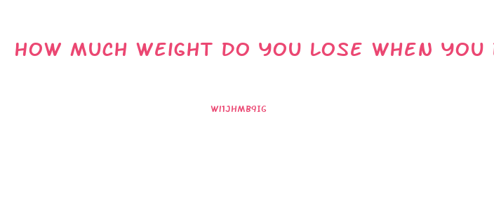 How Much Weight Do You Lose When You Die