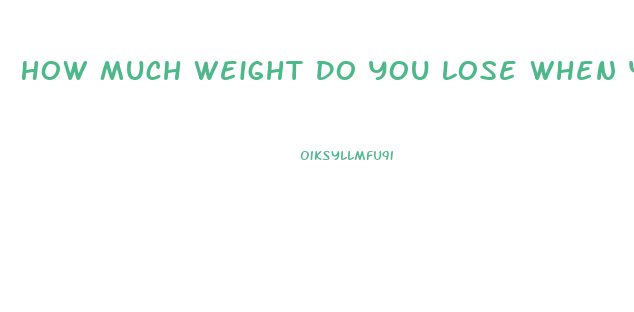 How Much Weight Do You Lose When You Poop