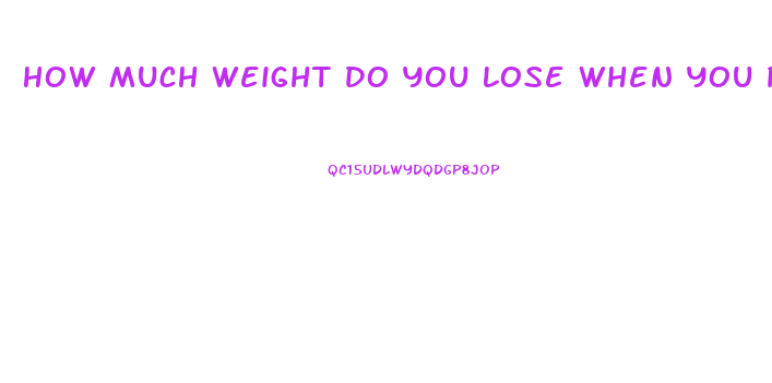 How Much Weight Do You Lose When You Poop