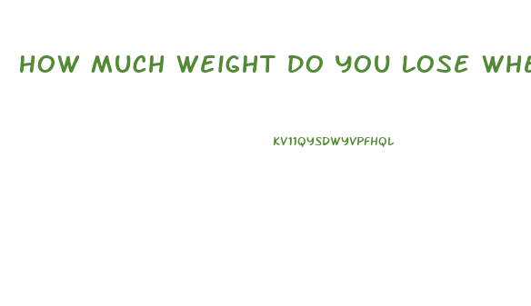 How Much Weight Do You Lose When You Throw Up