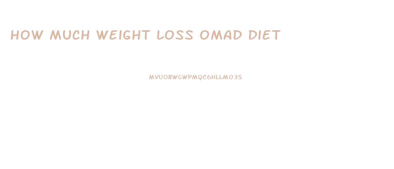 How Much Weight Loss Omad Diet