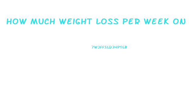 How Much Weight Loss Per Week On 2024 Calorie Diet