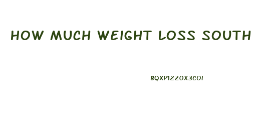 How Much Weight Loss South Beach Diet
