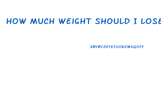 How Much Weight Should I Lose In A Week