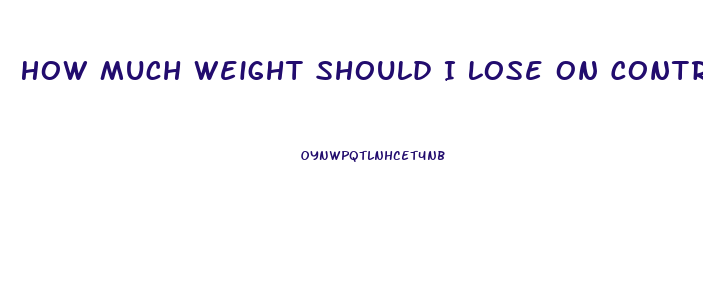 How Much Weight Should I Lose On Contrave
