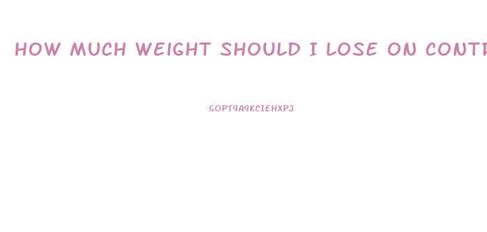 How Much Weight Should I Lose On Contrave
